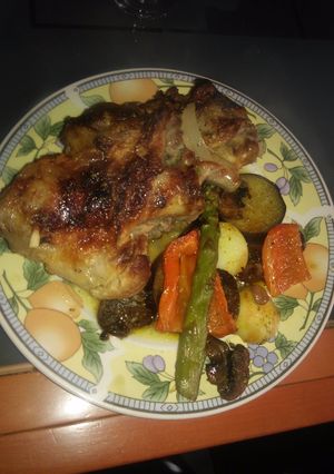 Una foto de Codillo en salsa agridulce