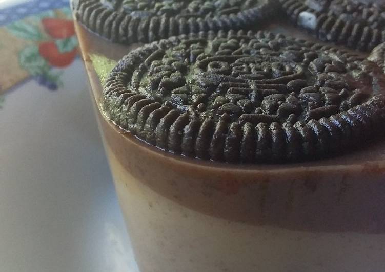 Cara Mudah Buat -Puding Oreo-Milo😉- yang Mudah