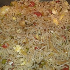 A picture of Egg fried rice.