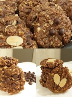 Foto resep Chocolate + Coffee Oat Cookies (Crunchy) 🍪