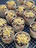 Muffin Chocolate with Crumble