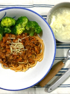 紅通通番茄肉醬義大利麵 的食譜成品照片