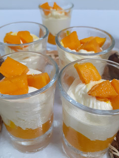A picture of Mango mousse.