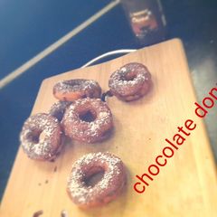 Chocolate donuts A picture of Chocolate donuts.