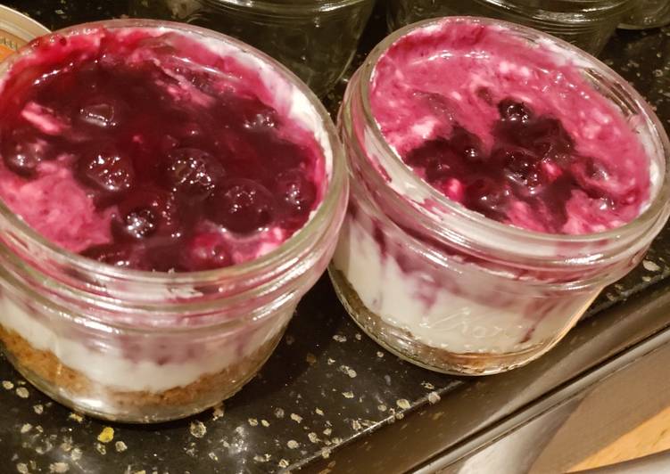 Recipe of Super Quick Homemade No Bake Cheesecake in a Jar