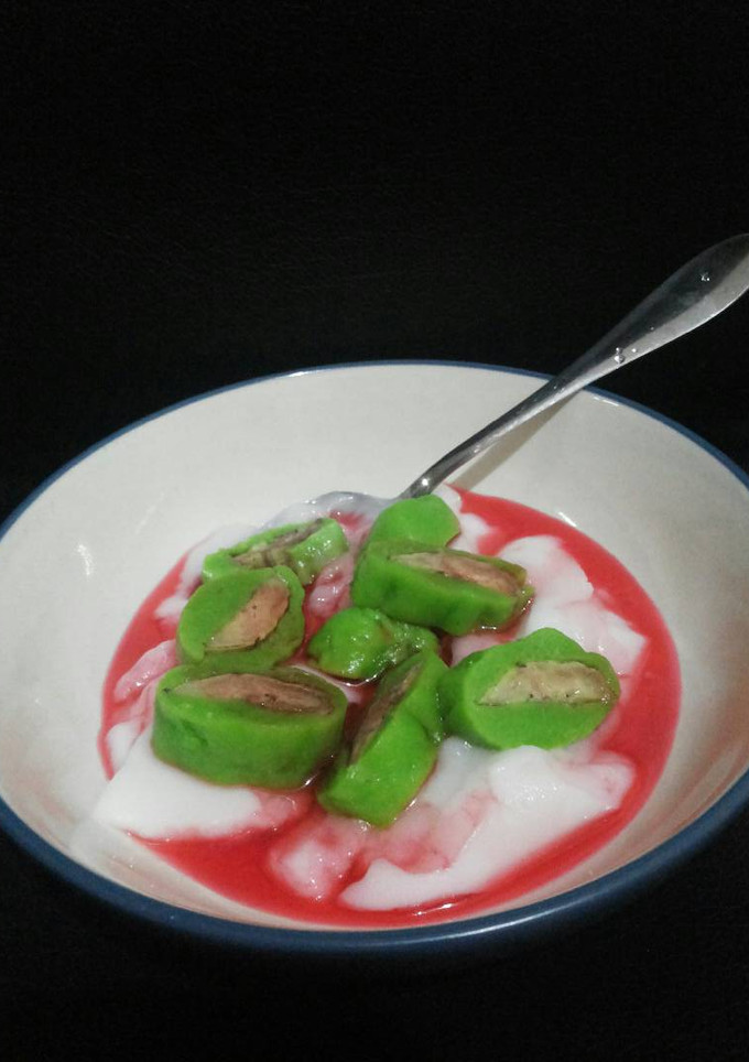 Foto resep Es Pisang Ijo Makassar