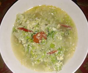 Resep Populer Sawi putih orak arik telor Gurih Mantul
