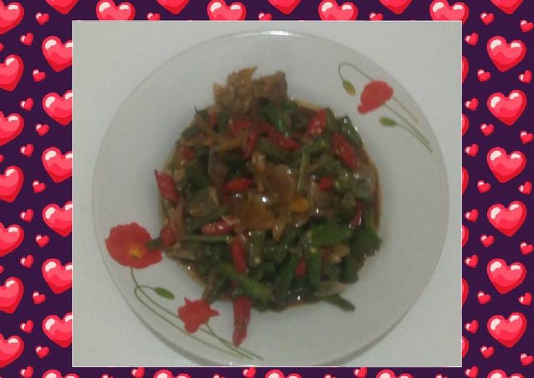 Tumis Kacang Panjang Daging #