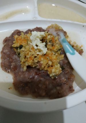 Foto resep Mpasi 9 bulan beras merah