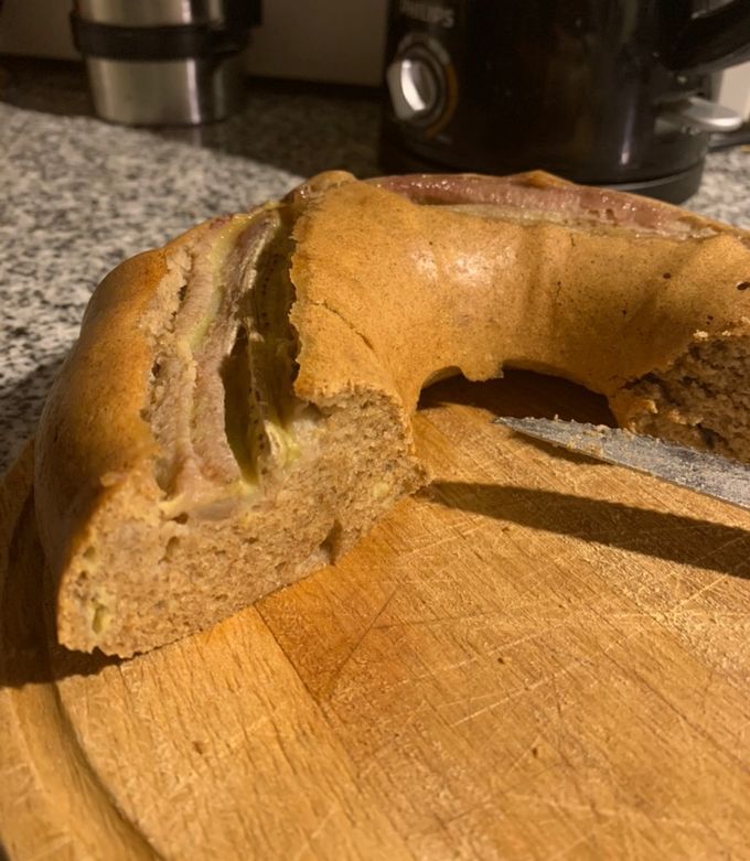 Una foto de Banana bread saludable