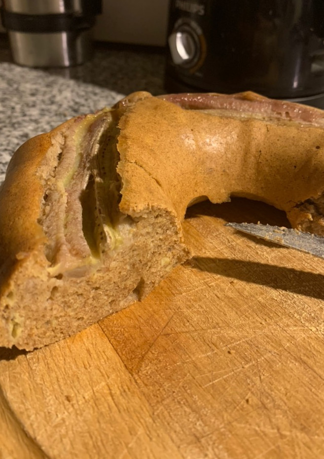 Una foto de Banana bread saludable