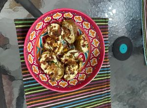 Una foto de Papas con sour cream