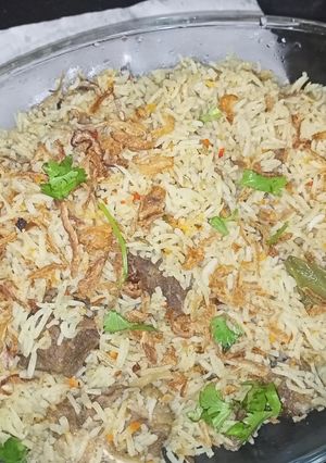 A picture of Mutton polau.