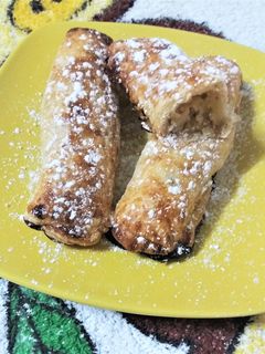 Una foto de Strudel de manzanas