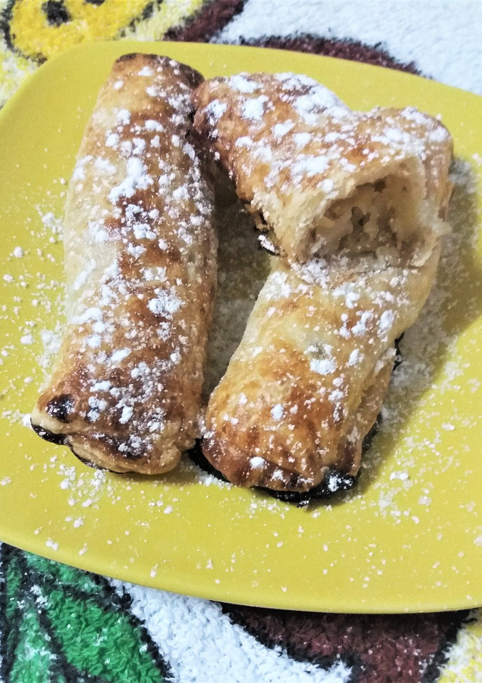 Una foto de Strudel de manzanas