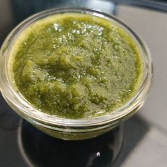 Green chutney sweet and spicy A picture of Green chutney sweet and spicy.