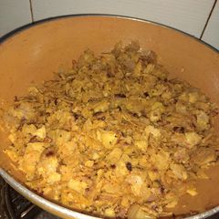 A picture of Leftover Roti / Chatpati Choora.