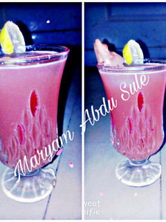 A picture of Homemade Watermelon Lemonade.