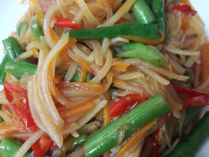 Langkah Gampang Membikin Resep Tumis potato carrot buncis yang Bikin Ngiler Anti Ribet, Mantap