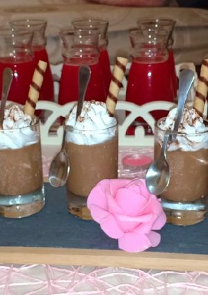 Une photo de Crème dessert au chocolat