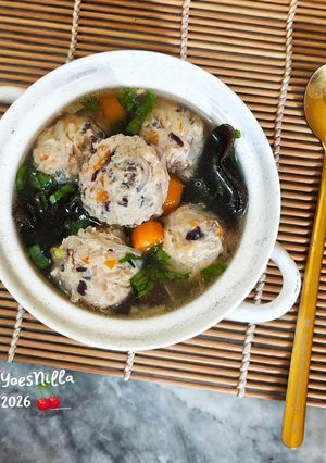 Foto resep Sup Bola Ayam Rambutan