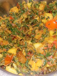 मेथी आलू की सब्जी (Methi aloo ki sabzi recipe in Hindi) रेसिपी मुख्य फोटो