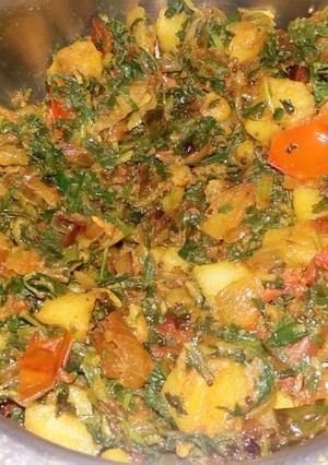 मेथी आलू की सब्जी (Methi aloo ki sabzi recipe in Hindi) रेसिपी मुख्य फोटो