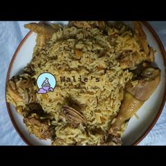 A picture of Chicken Biryani.