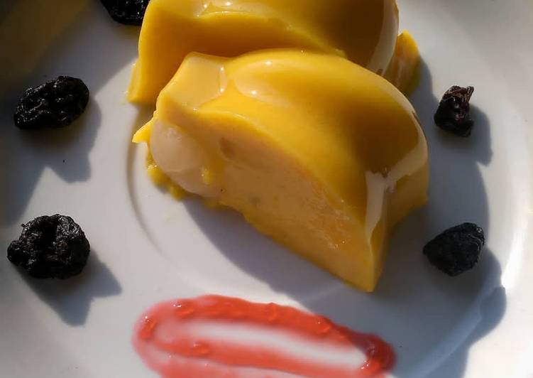 Resep Puding mangga Anti Gagal