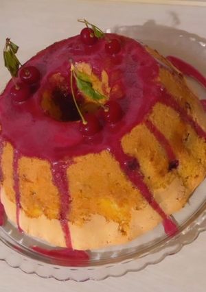 عکسی از دستور کیک آلبالو🍒