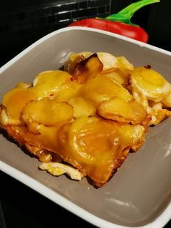 Rakott burgonya gluténmentesen, laktózmentesen recept fotója