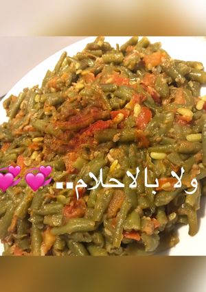 صورة لوصفة فاصولية بزيت