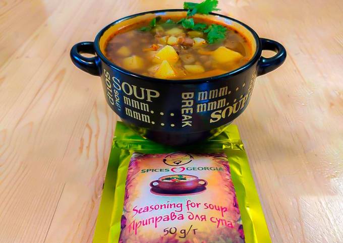 Суп Из Зеленой Чечевицы Фото