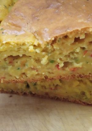 Una foto de Torta De Vegetales Salada. Diana