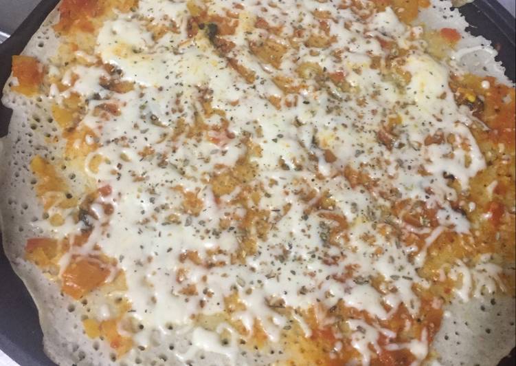 Simple Way to Prepare Homemade Tasty tasty dosa pizza 🍕