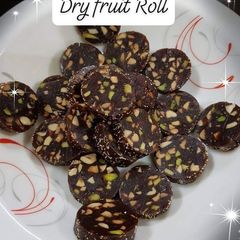 A picture of Dates Dry fruit Roll /Khajur Roll.