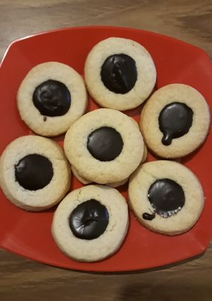 Una foto de Galletas de manteca con chocolate