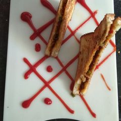A picture of Bhaji Sandwich Tava Toasted.