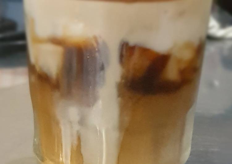 Ice Soya Coffee with Coconut