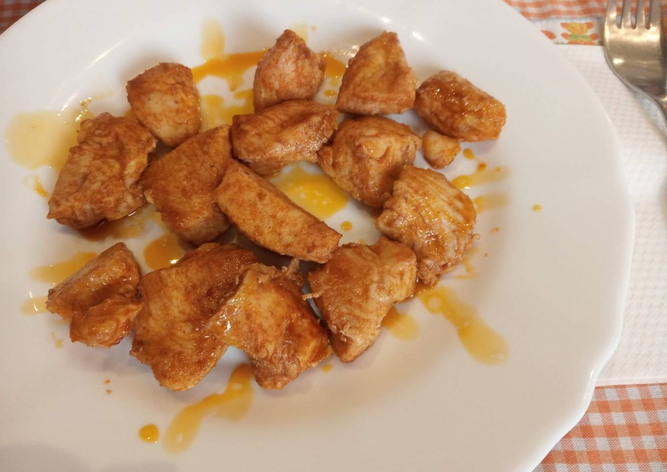 Pinchitos de pollo casero