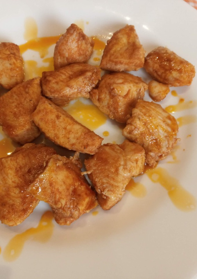 Una foto de Pinchitos de pollo casero