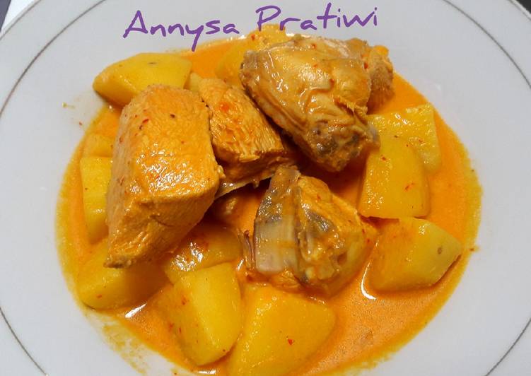 Resep 13.Gulai Ayam Kentang Anti Gagal