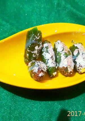A picture of Sweet potato mawa roll.
