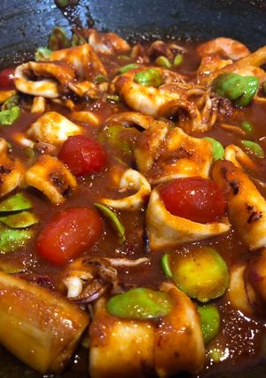 Gambar Sambal Sotong Udang Petai