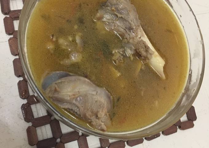 Recipe of Ultimate Pepper Mutton bone sup