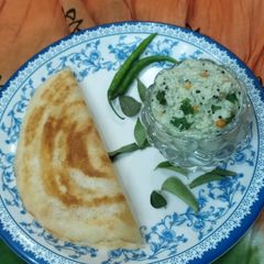 A picture of Dry coconut dosa chutney.