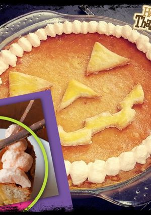Una foto de Tarta de calabaza "pumpkin pie" 🥧