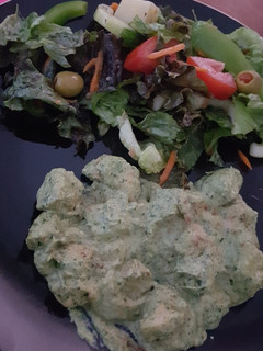 Una foto de Pollo en Crema de Cilantro