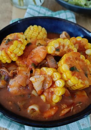 Foto resep Udang dan Cumi Saus Padang