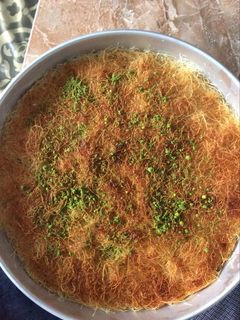 صورة لوصفة كنافه لذيذه 😋😋😋😋❤️